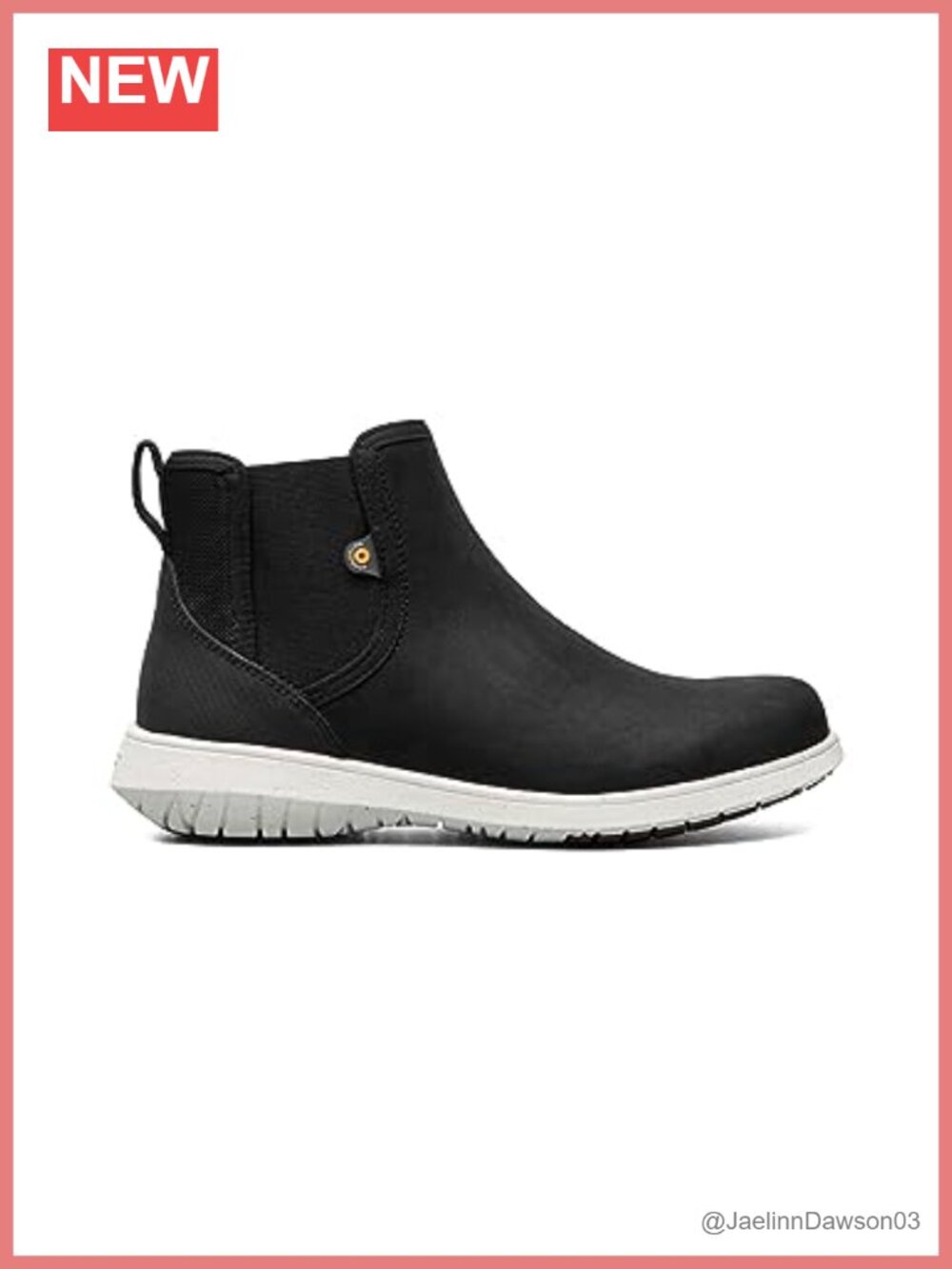 Waterproof Gold Certified Leather Chelsea Ankle Boot